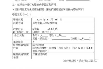 24-25-K3H參觀三棟屋博物館活動津貼P.1